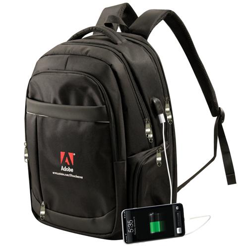 Heavy duty outlet computer backpack