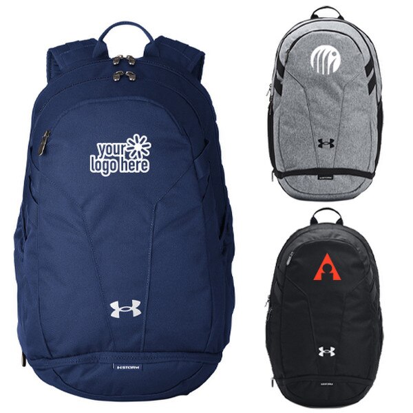 Custom Printed Under Armour Hustle 5.0 Team Backpack | Bagmasters