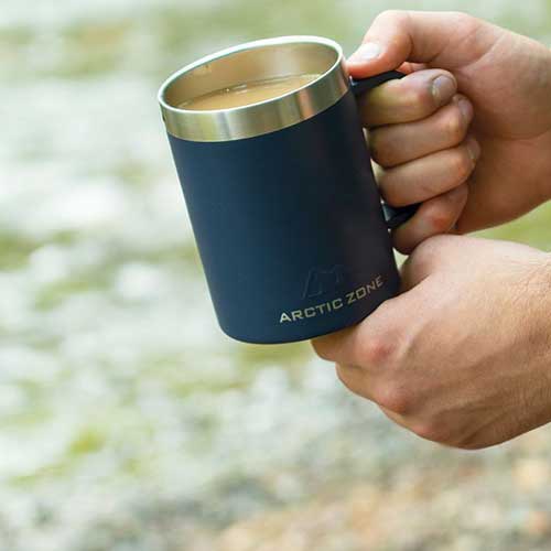 Arctic Zone Titan Thermal HP 14oz Stainless Steel Camp Cup Mug (Black)