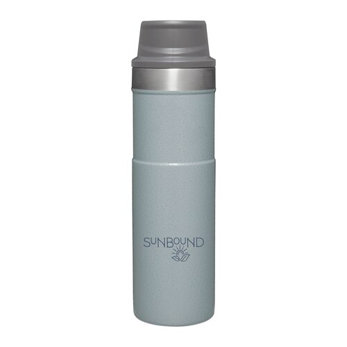 Stanley Silver Trigger Action Travel Mug - 20 Oz