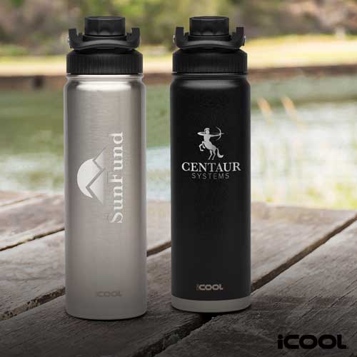 Customized iCOOL® Durango 24 oz. Steel Water Bottle