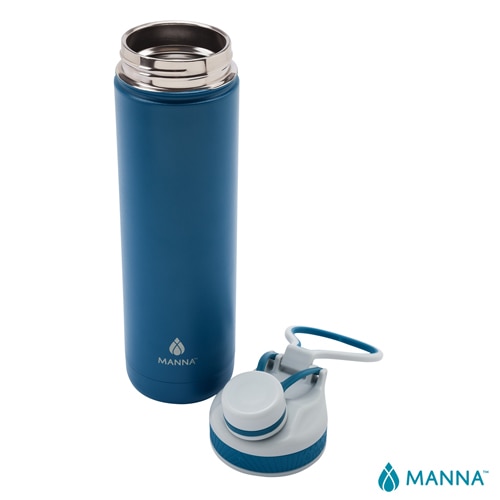 Manna Organics Ranger Pro Water Bottle - White Marble 26 oz