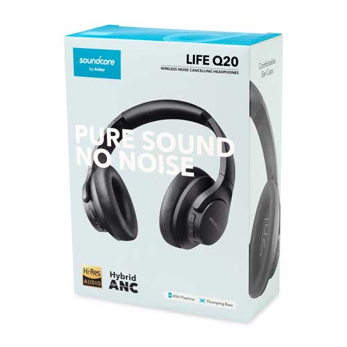 Custom Printed Anker Soundcore Life Q20 Wireless Noise Cancelling Headphones