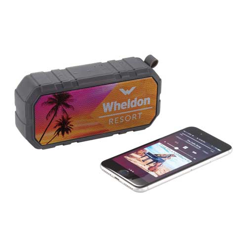 Custom Printed Brick Outdoor Waterproof Bluetooth Speaker Bagmasters   4637 131 Main 1 