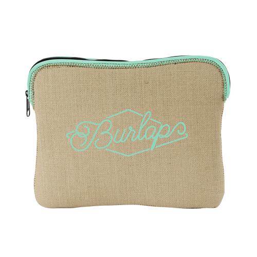 Burlap best sale pencil case