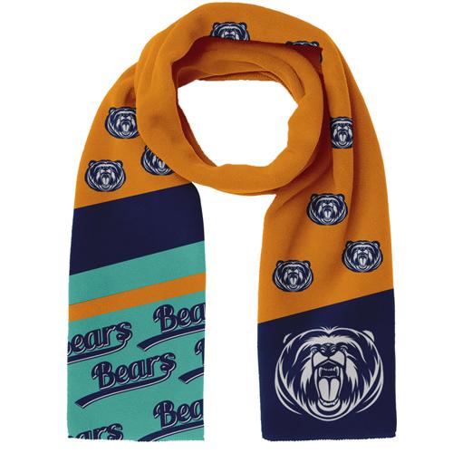 custom fleece scarves