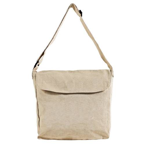 Front Flap Cotton Messenger Bag Bagmasters